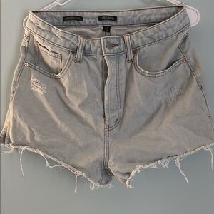 Wild Fable Highwaisted Light Blue Distressed Jean Shorts Size 8